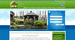 Desktop Screenshot of longislandelitelandscaping.com