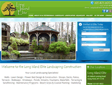 Tablet Screenshot of longislandelitelandscaping.com